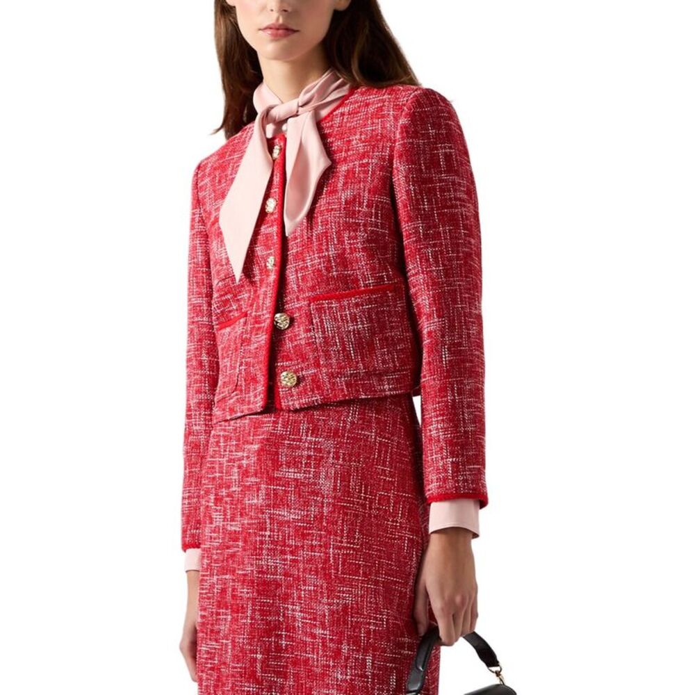 Lk Bennett Womens Alexa Jacket, Red